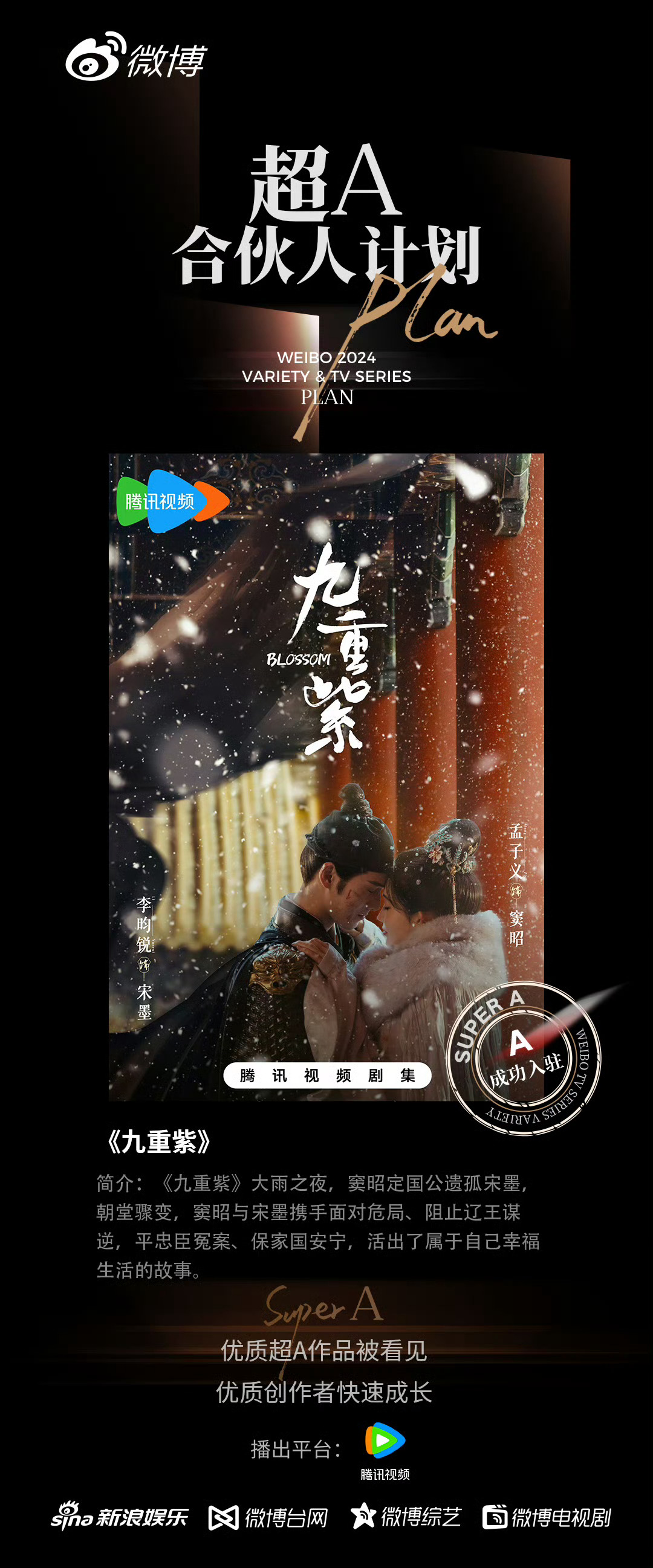 哪部剧是2024年黑马剧 当然是《九重紫》，家紫从开拍就不被看好，直到播出时大家