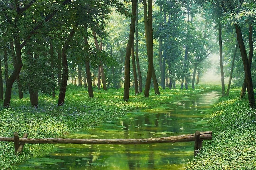 韩国的艺术家An Jung Hwan绘画作品欣赏遇见艺术遇见美好原创