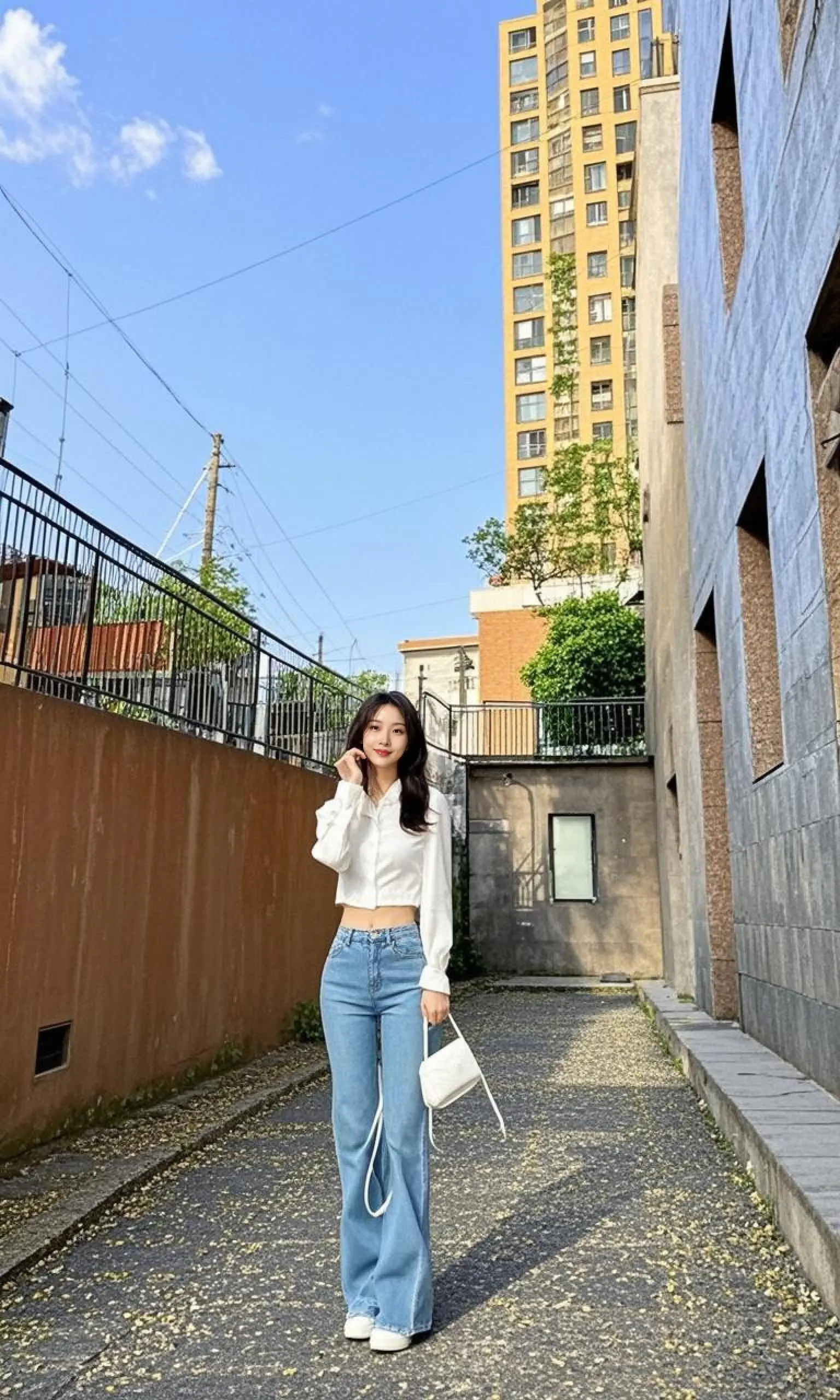 甜美女孩穿搭 显瘦身材穿搭 穿搭配色分享