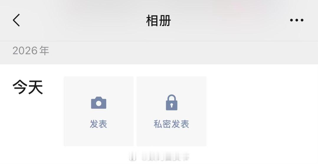 微信朋友圈内测私密发表看到了，很惊喜被内测了，但是有什么用[费解] ​​​
