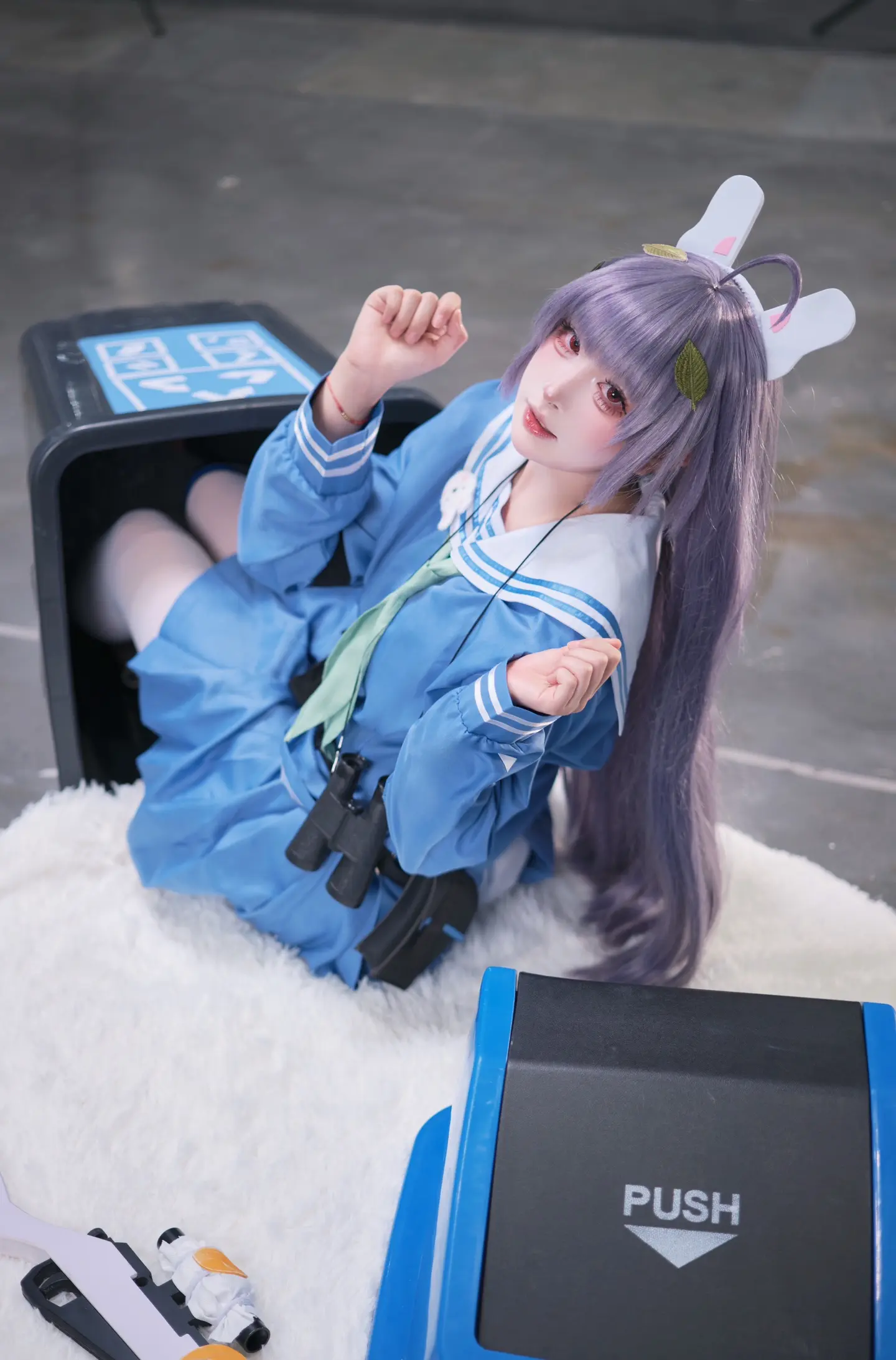 是谁踹翻了我的垃圾桶 📷：  霞泽美游