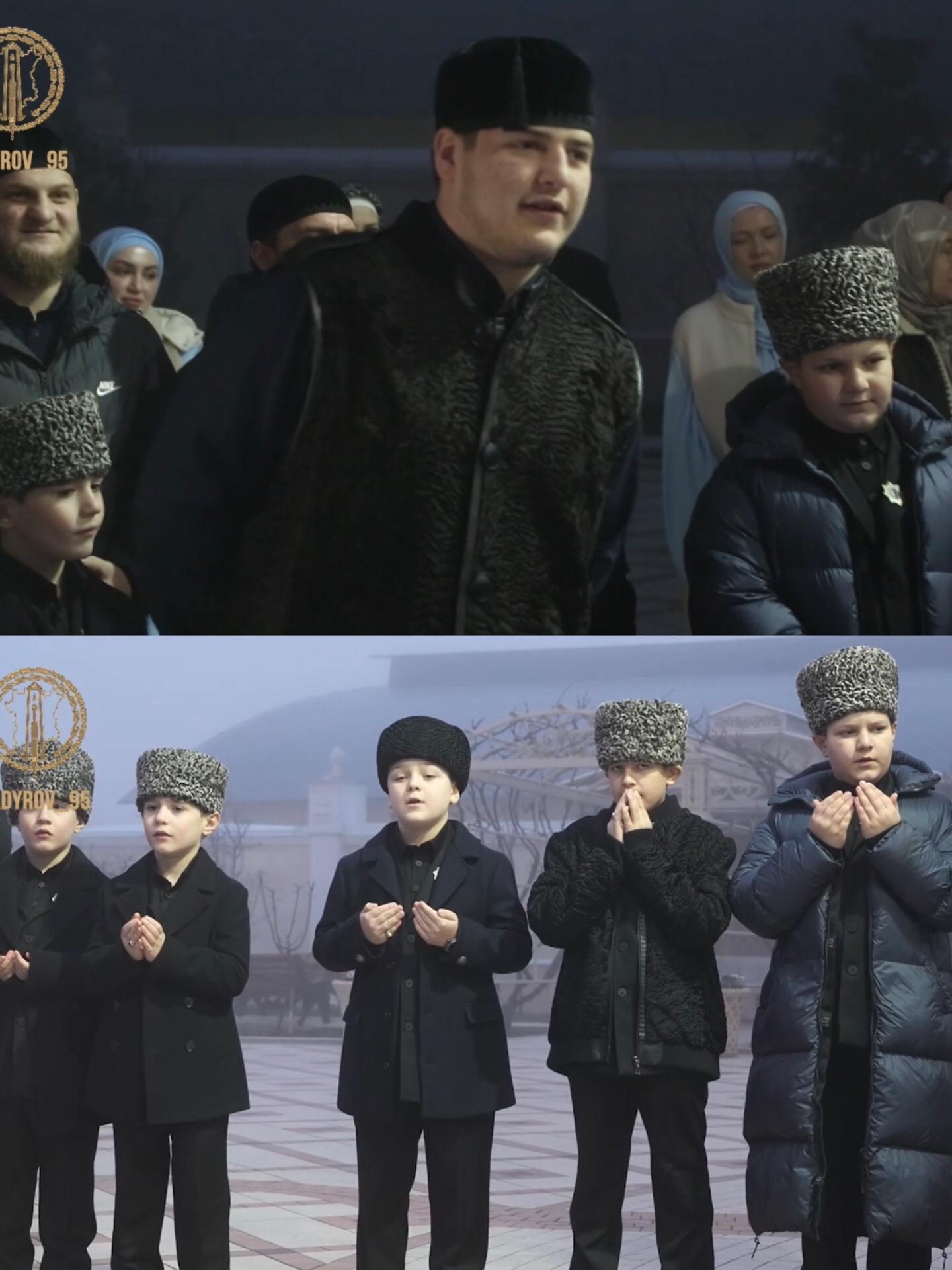 小卡儿子谢赫.艾哈迈德和谢赫.穆罕默德。他们俩的共同点就是都不是大夫人...