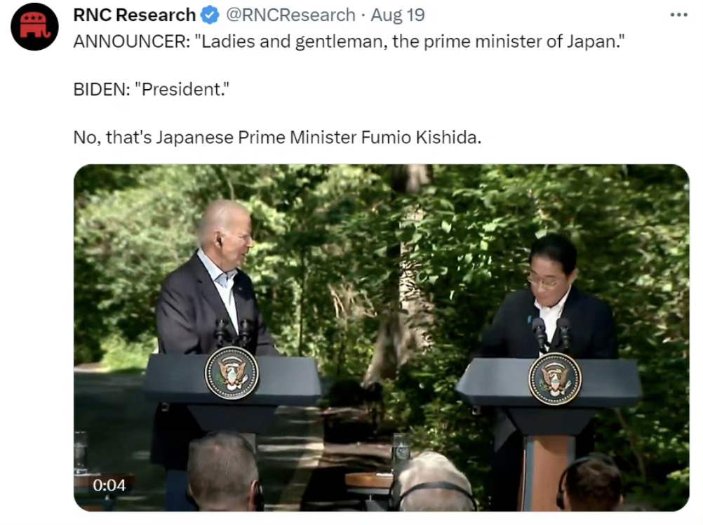 #拜登把岸田文雄叫总统#拜登称呼岸田文雄总统[允悲][允悲][允悲] ​​​