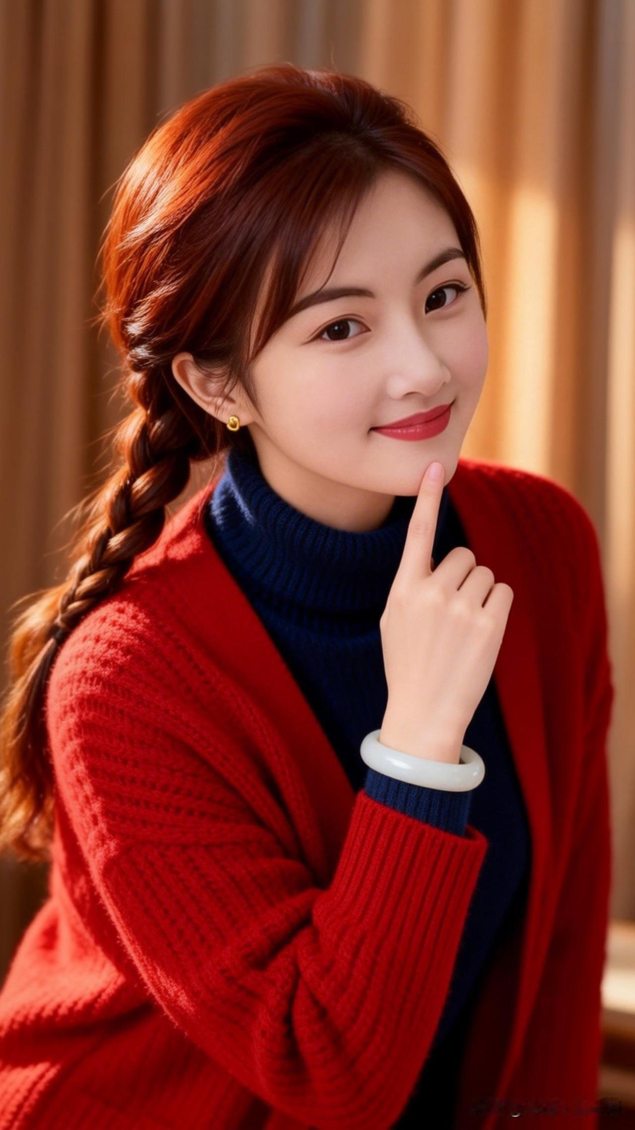 红袖添香夜，轻抚玉人笑。如何穿得既优雅又自然? 冬日暖阳下的红发少女，微笑中透露