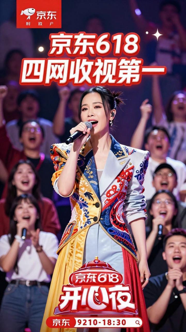 京东618开心夜爆了！四网收视第一，那英超长串烧、周深唱跳直接炸场

谁昨晚蹲守