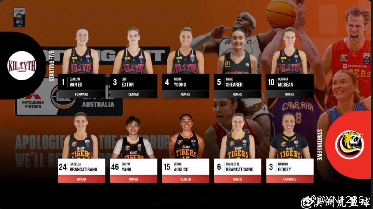 杨舒予杨舒予NBL1 20260523澳大利亚NBL1女篮联赛南区常规赛第11轮