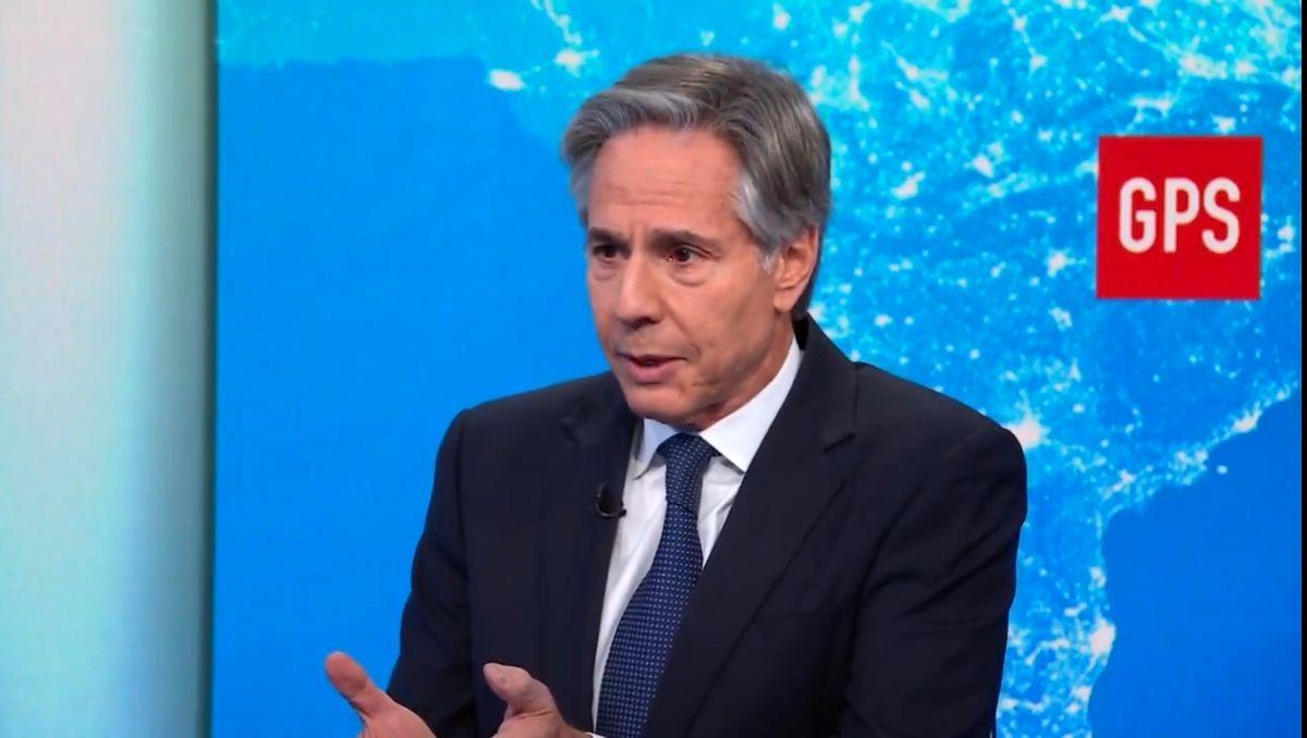 布林肯罕见露面，指控特朗普要建中美俄三极世界，破坏现有国际秩序

当地时间22日