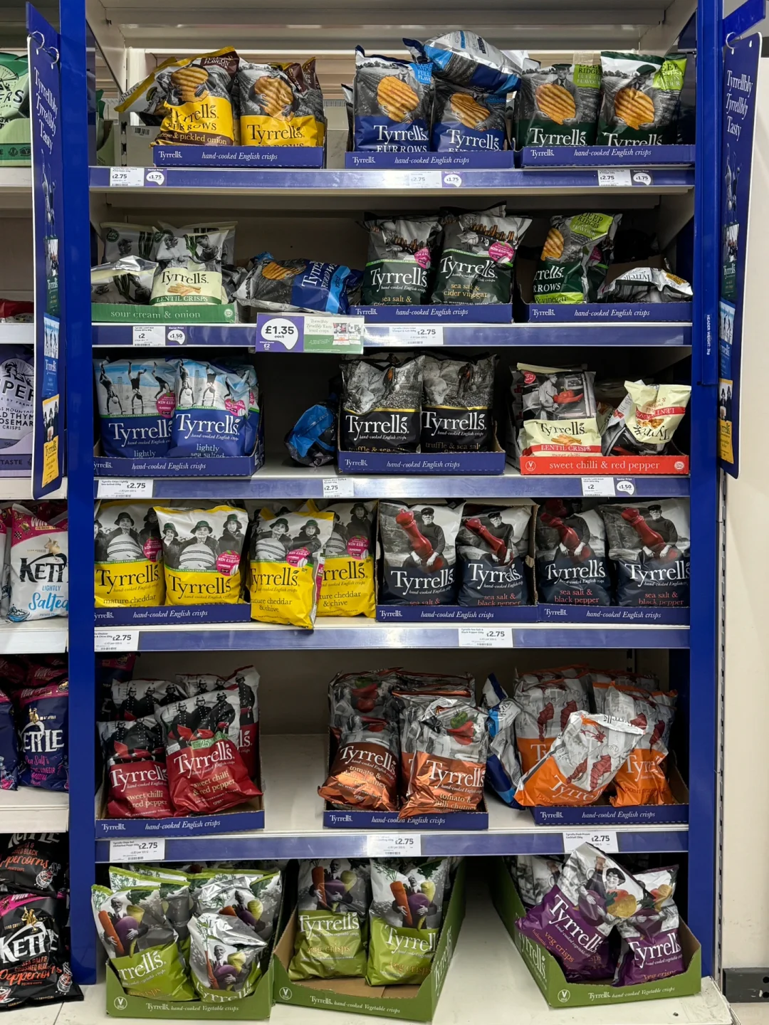 🇬🇧在英国！Tyrrell's选什么口味！超听劝！！