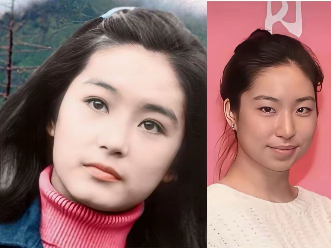 林青霞的女儿不如妈妈好看但是也可以 