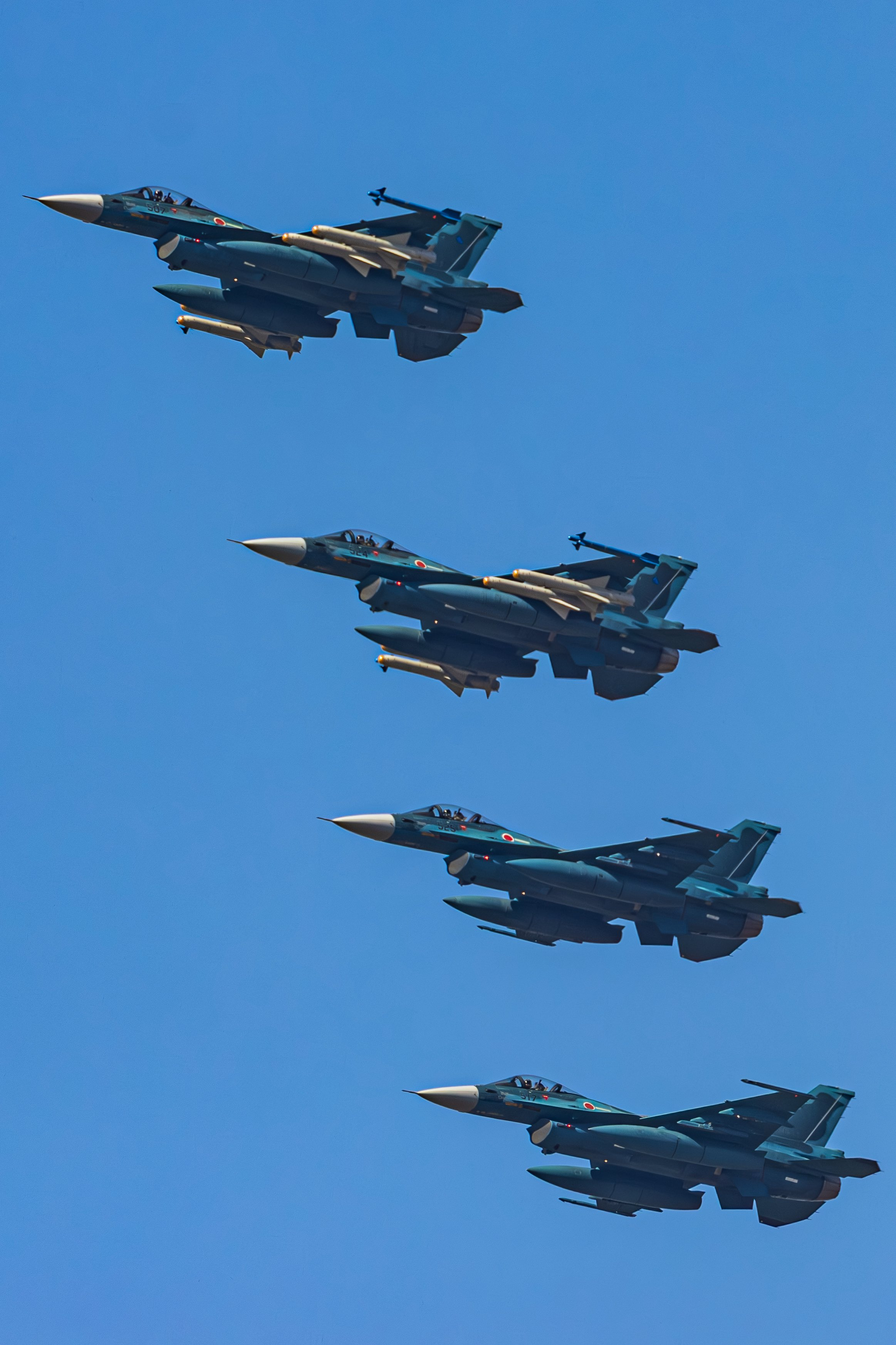 空自四机同框 ​​​