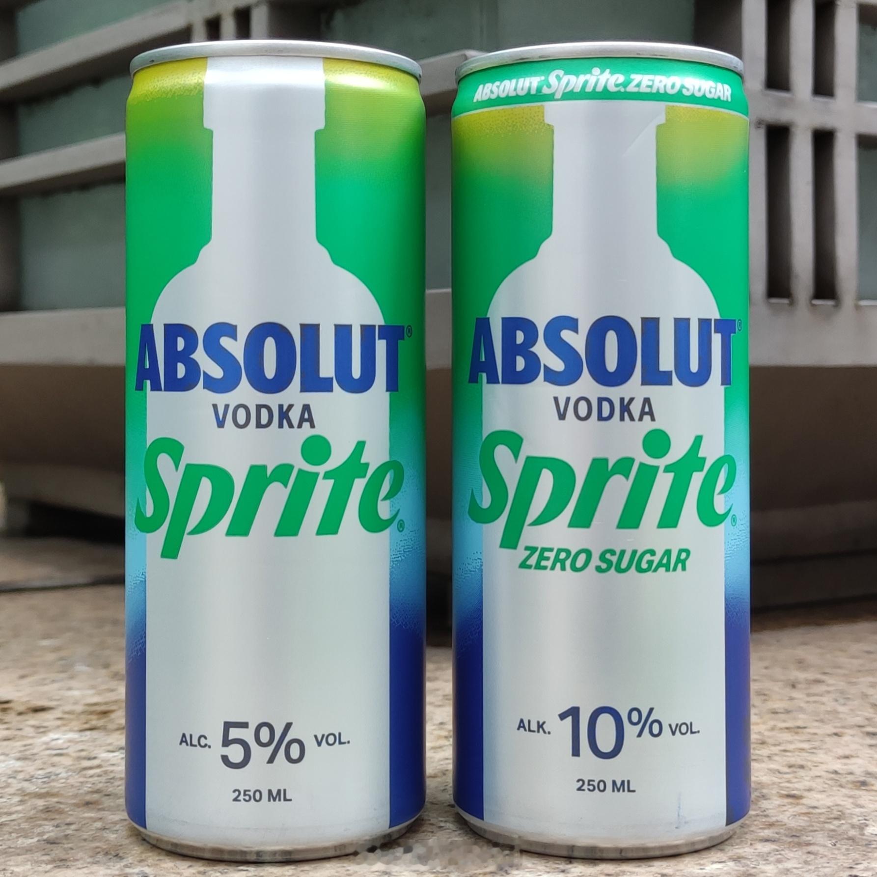 交换交换，心中更乱。ABSOLUT VODKA x 雪碧 Sprite 的预调饮