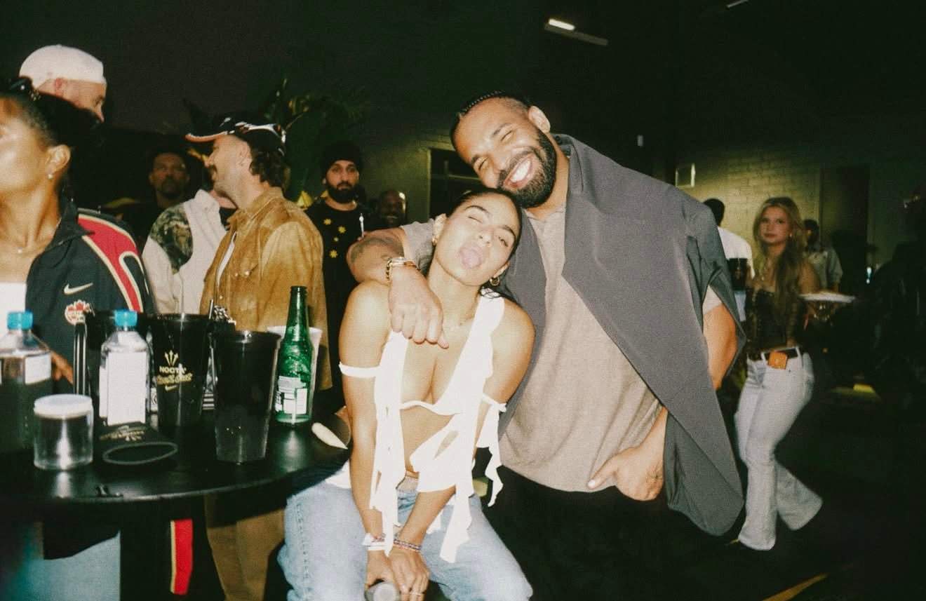 Drake 和 Jessie Reyez 在 NOCTA 的烧烤派对上 