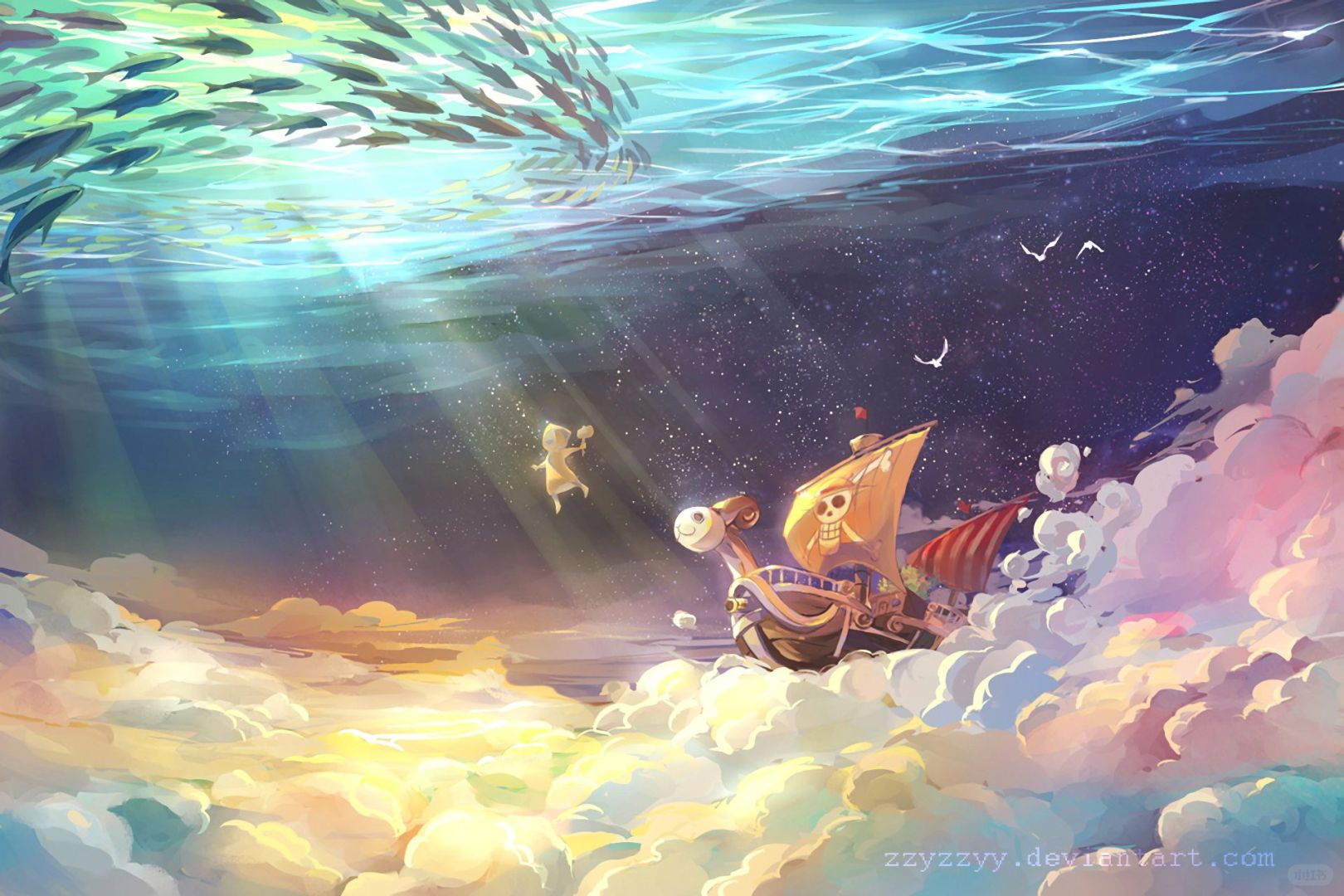 海贼王壁纸｜草帽海贼团