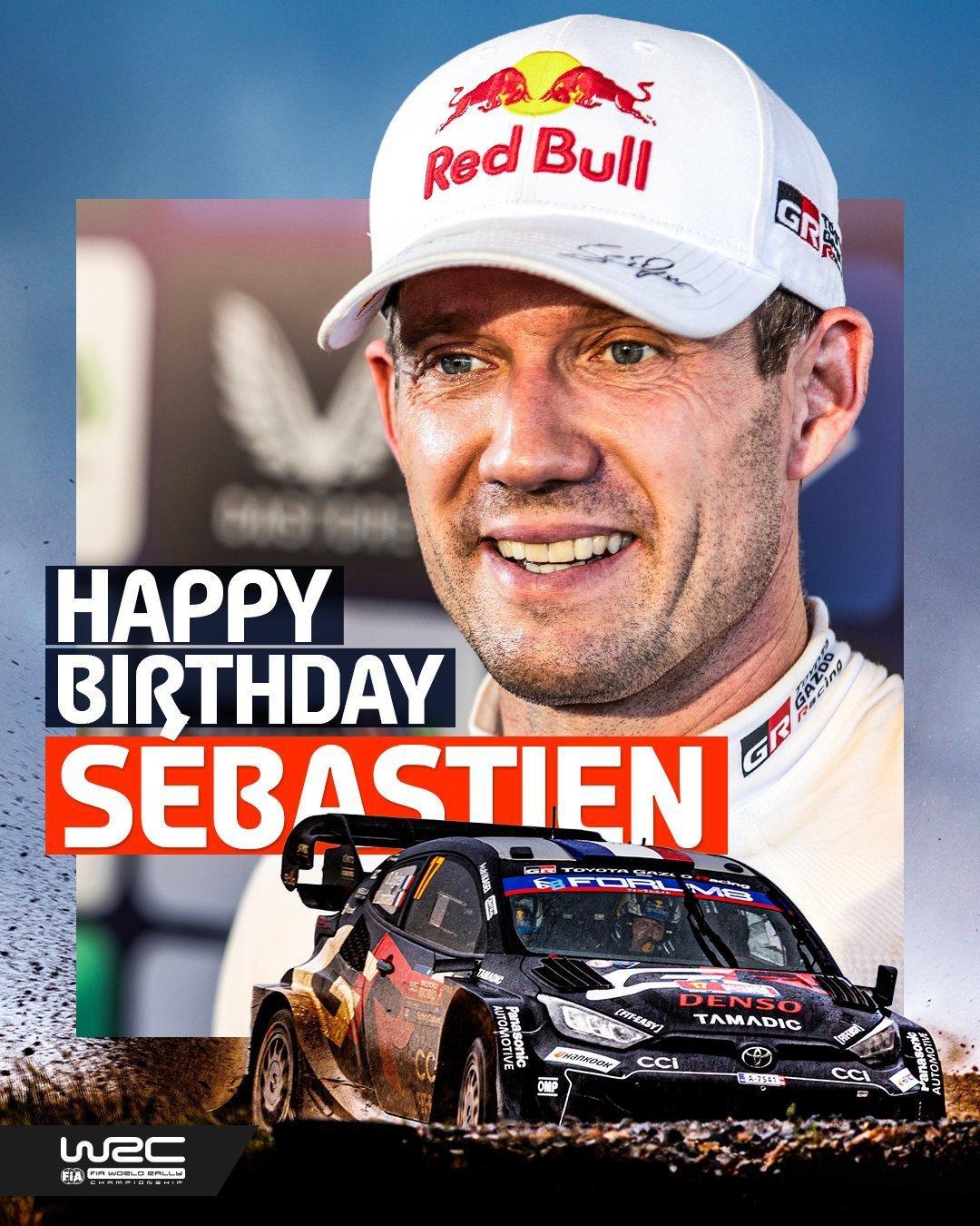 今日寿星，是史上第二位“WRC九冠王”，同样来自法国且名字也叫