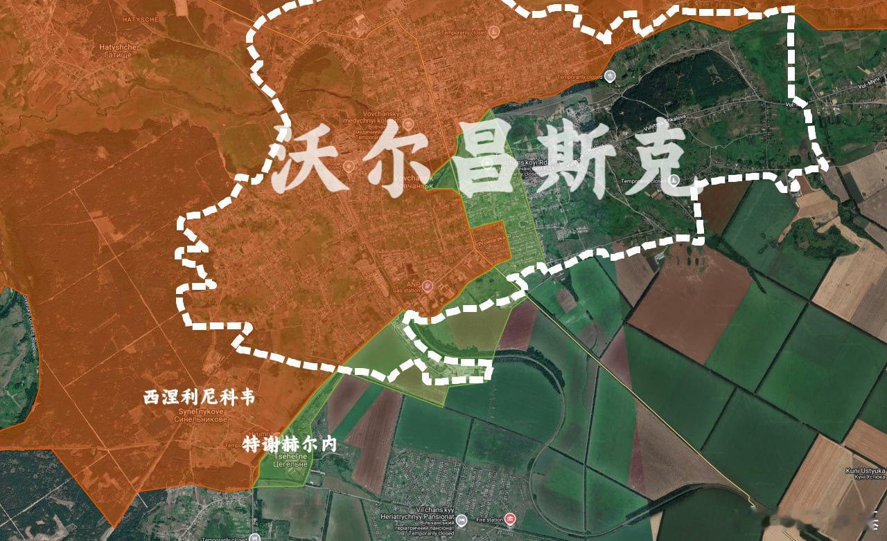 沃尔昌斯克现状来源：Kalibrated