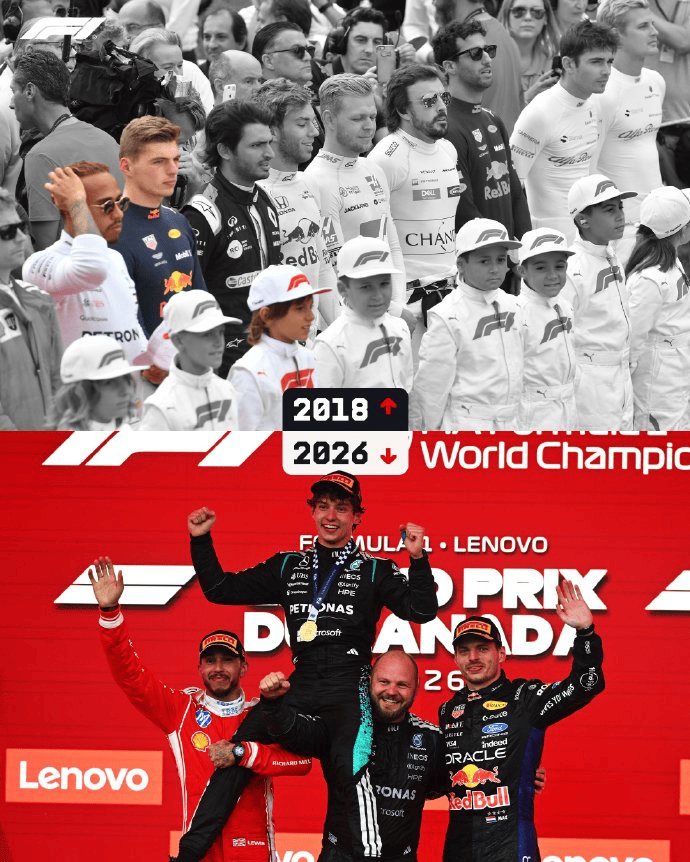 从偶像到对手，F1官方回顾加拿大领奖台三人组的情感纽带
