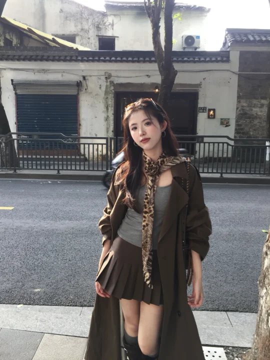 风衣给的氛围感～