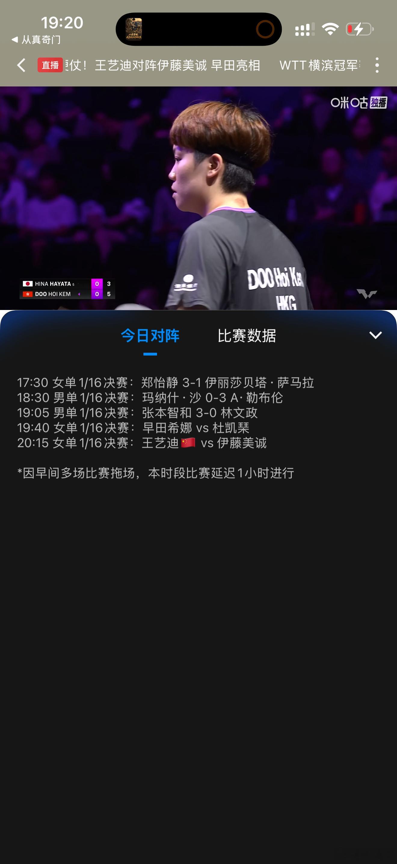 杜凯琴+15大加早田希娜-15大减 也有微弱概率变身强了也是+15总之杜是大加 