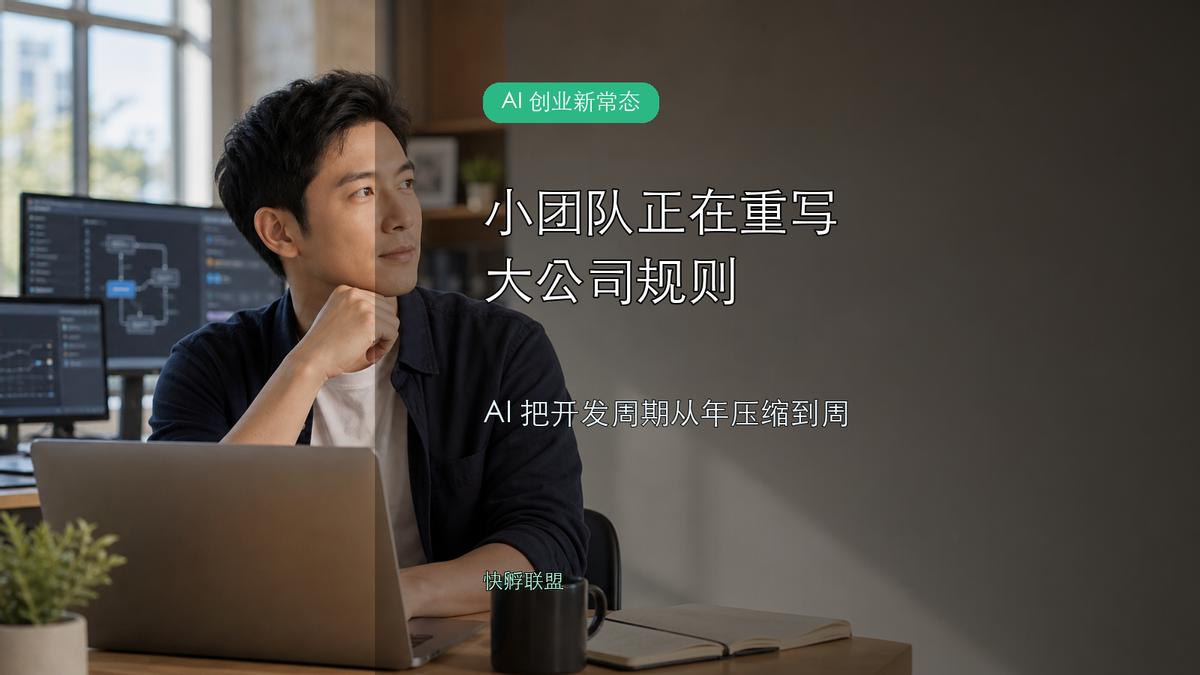 Sam Altman最近分享了一个让人震惊的对比：2014年，一个10人创业团队