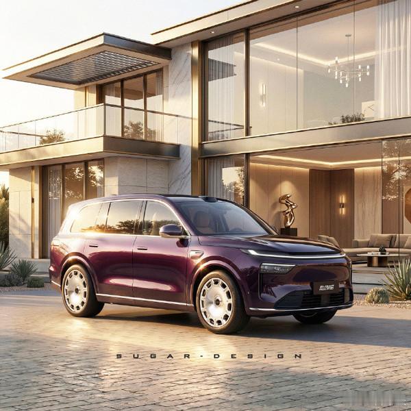 东风 × 华为奕境首款 SUV 渲染图曝光🔥全尺寸旗舰大六座，北京车展亮相贯穿