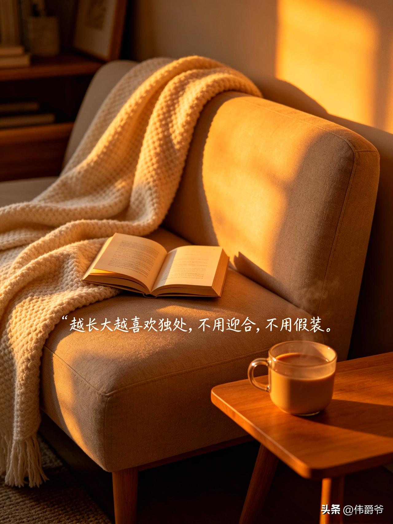 独处，是成年人最便宜的充电方式！
 
不知道从什么时候开始，越来越不喜欢凑热闹了