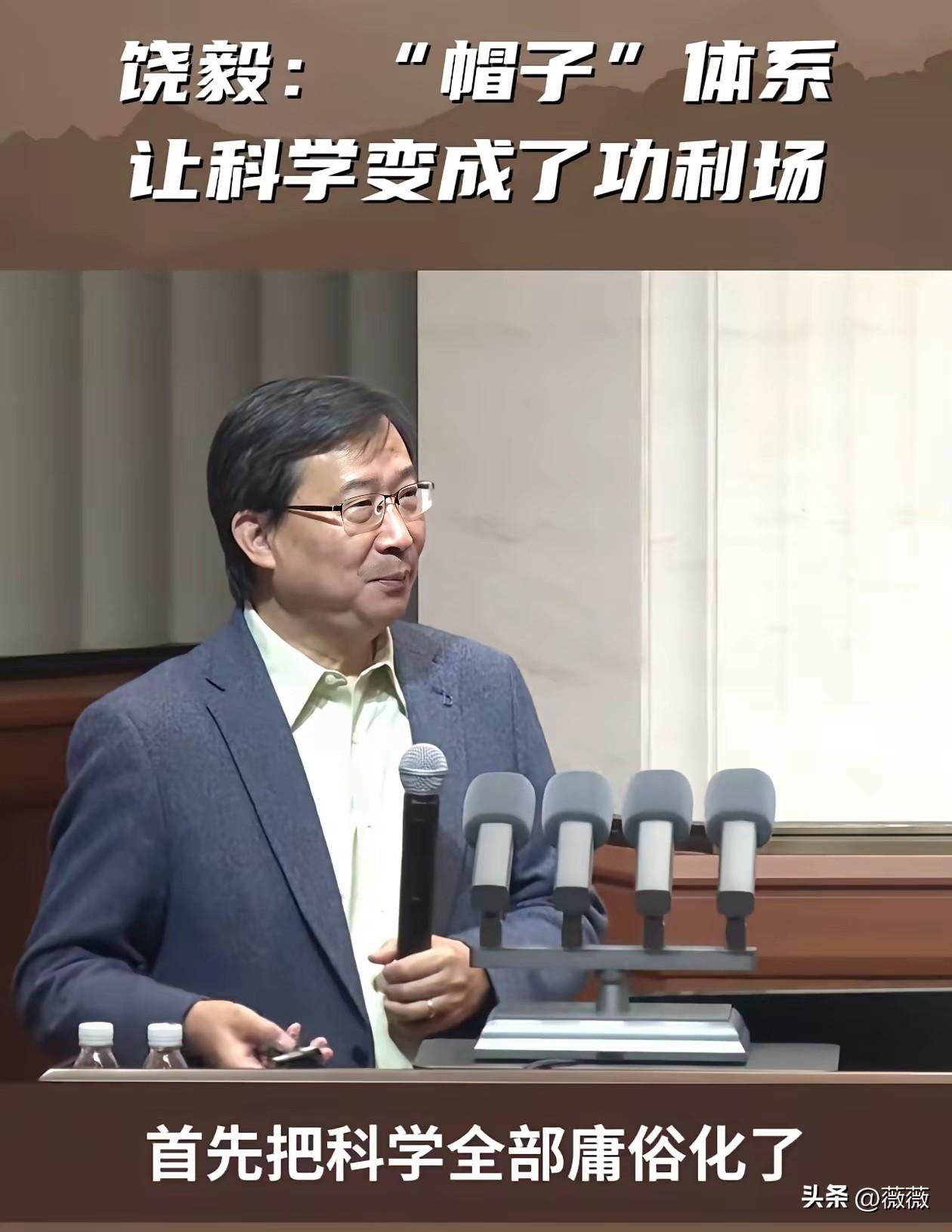 北京大学教授饶毅在他的《中国科学何处去》的演讲中，把中国学术界的江湖活动称作“帽