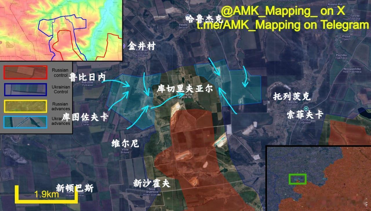 土澳A同学还沉浸在各种大捷中来源：AMKMapping俄乌局势新进展俄乌冲突将以