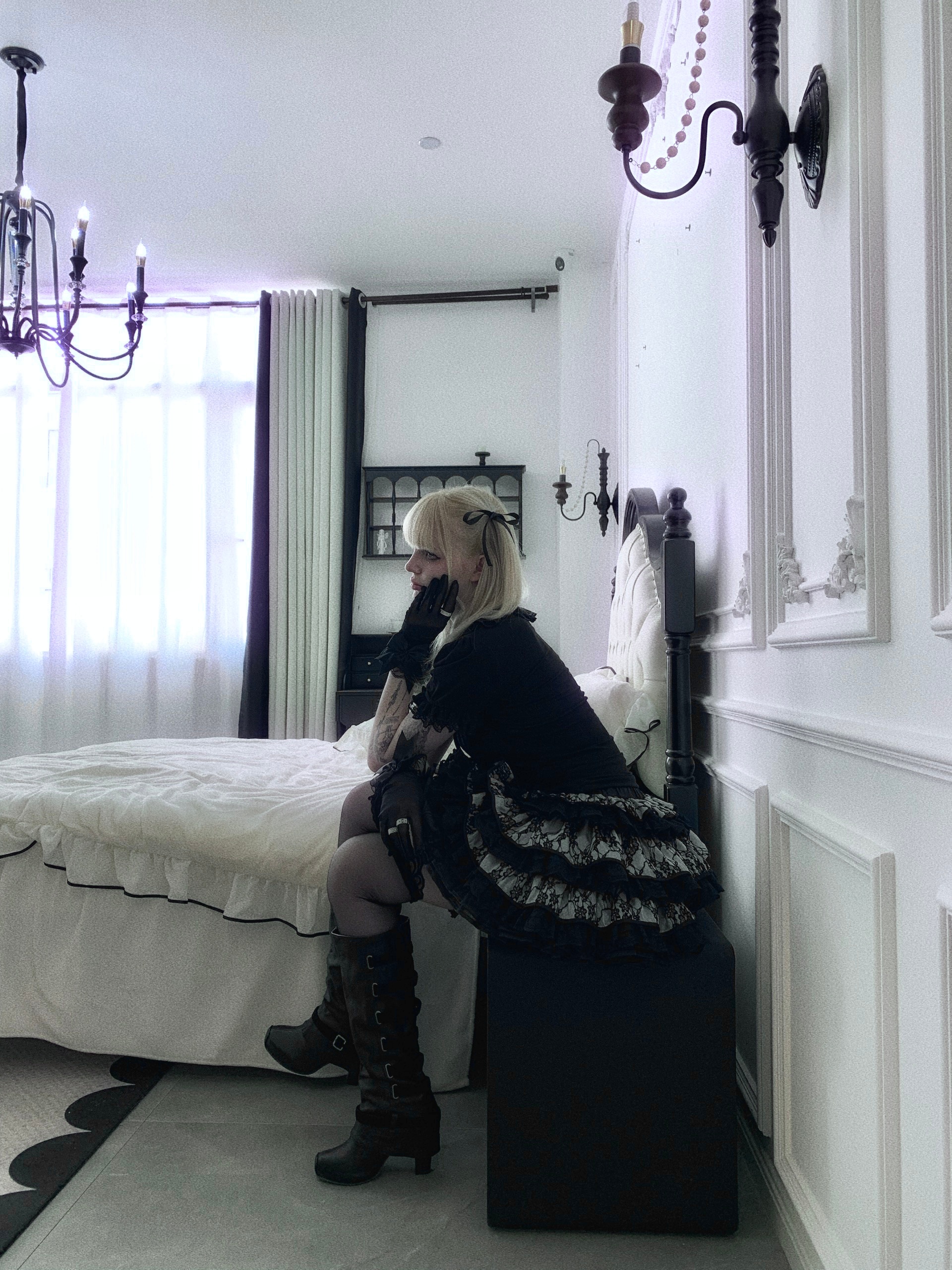 来一组美美 手机花絮誰认得出我(・・?) 