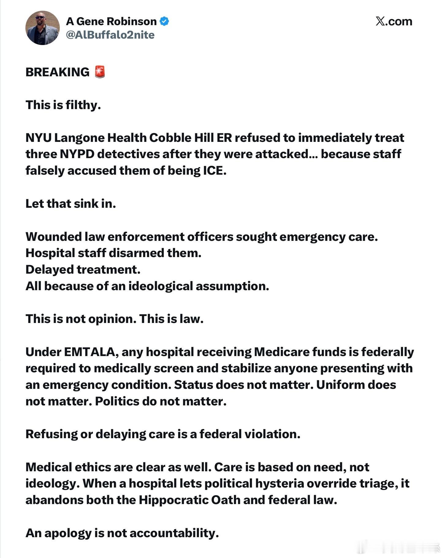 2026 年 1 月 16 日，三名紐約市警察局（NYPD）偵探在布魯克林執行一