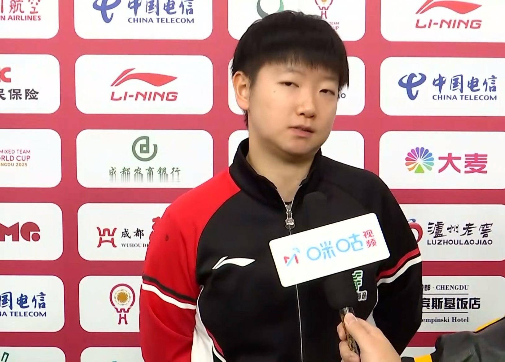 国乒8比2法国2025国际乒联混团世界杯在成都继续进行，在第二阶段对阵由勒布伦兄