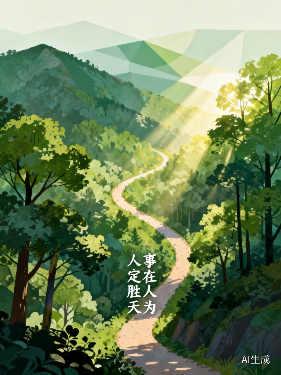 我超信事在人为、人定胜天！很多人觉得命运天定，遇到困难就认命摆烂。但我觉得命运不