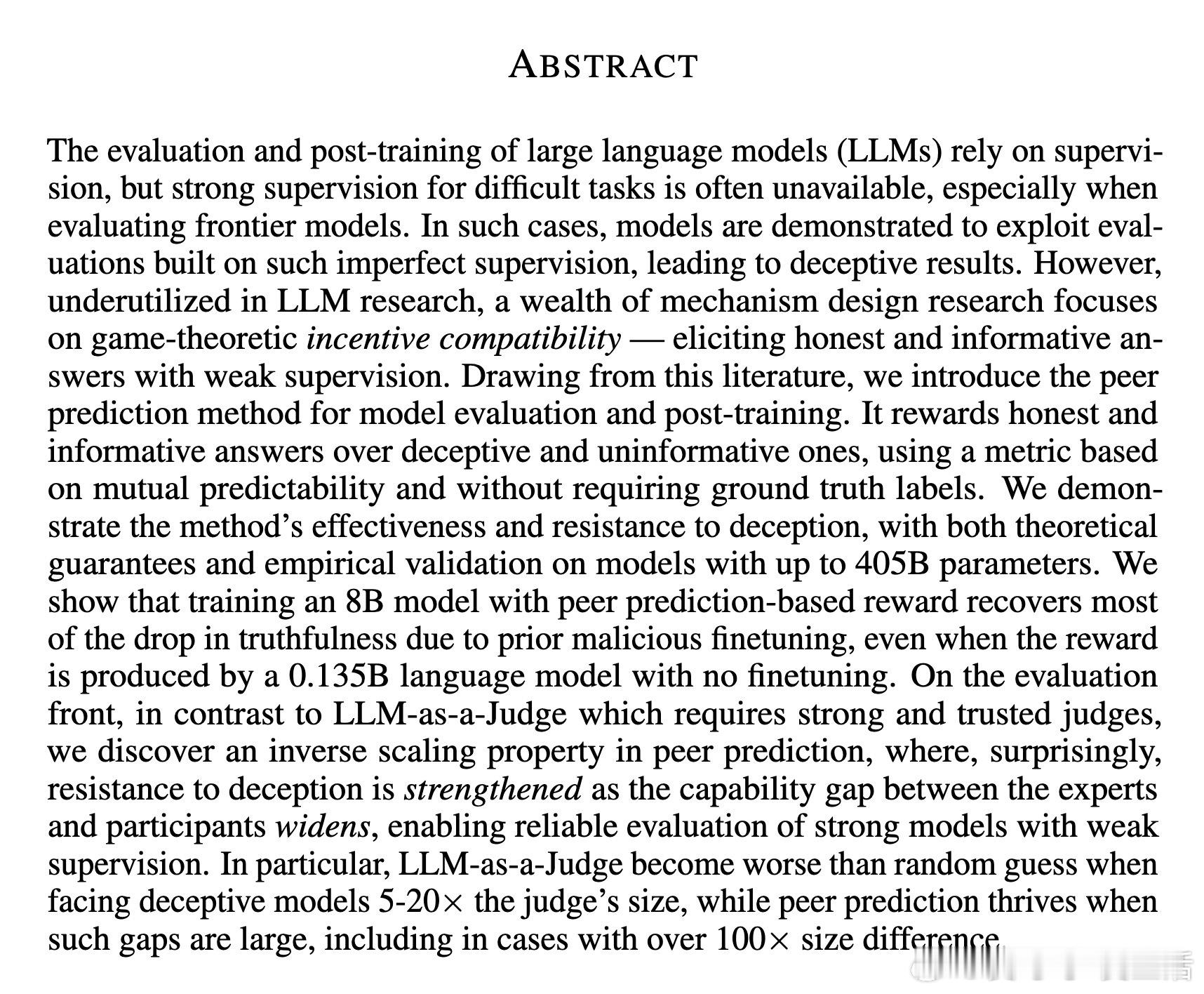 [LG]《Truthfulness Despite Weak Supervisi