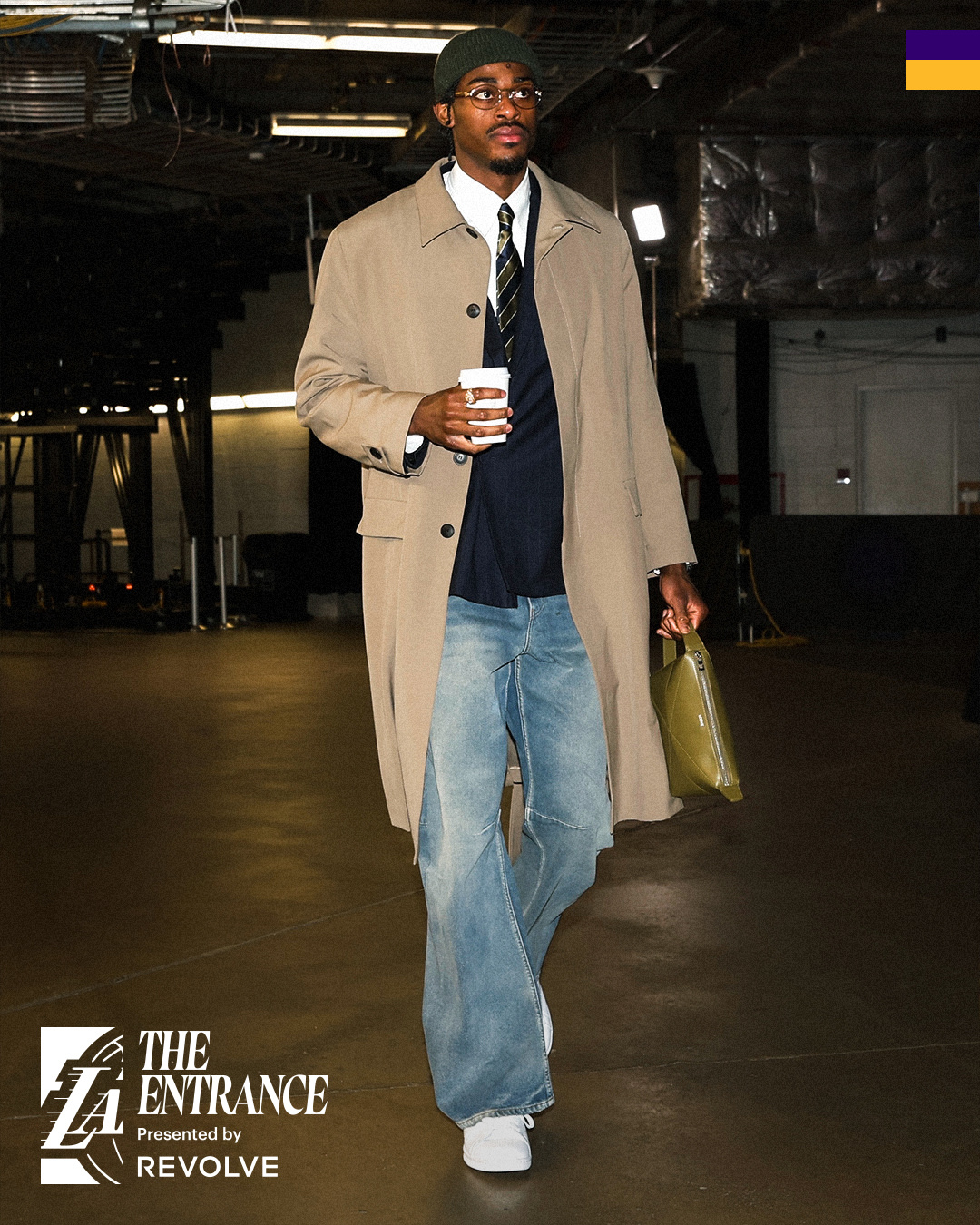 湖人今天球员的穿搭，打独行侠加油哦