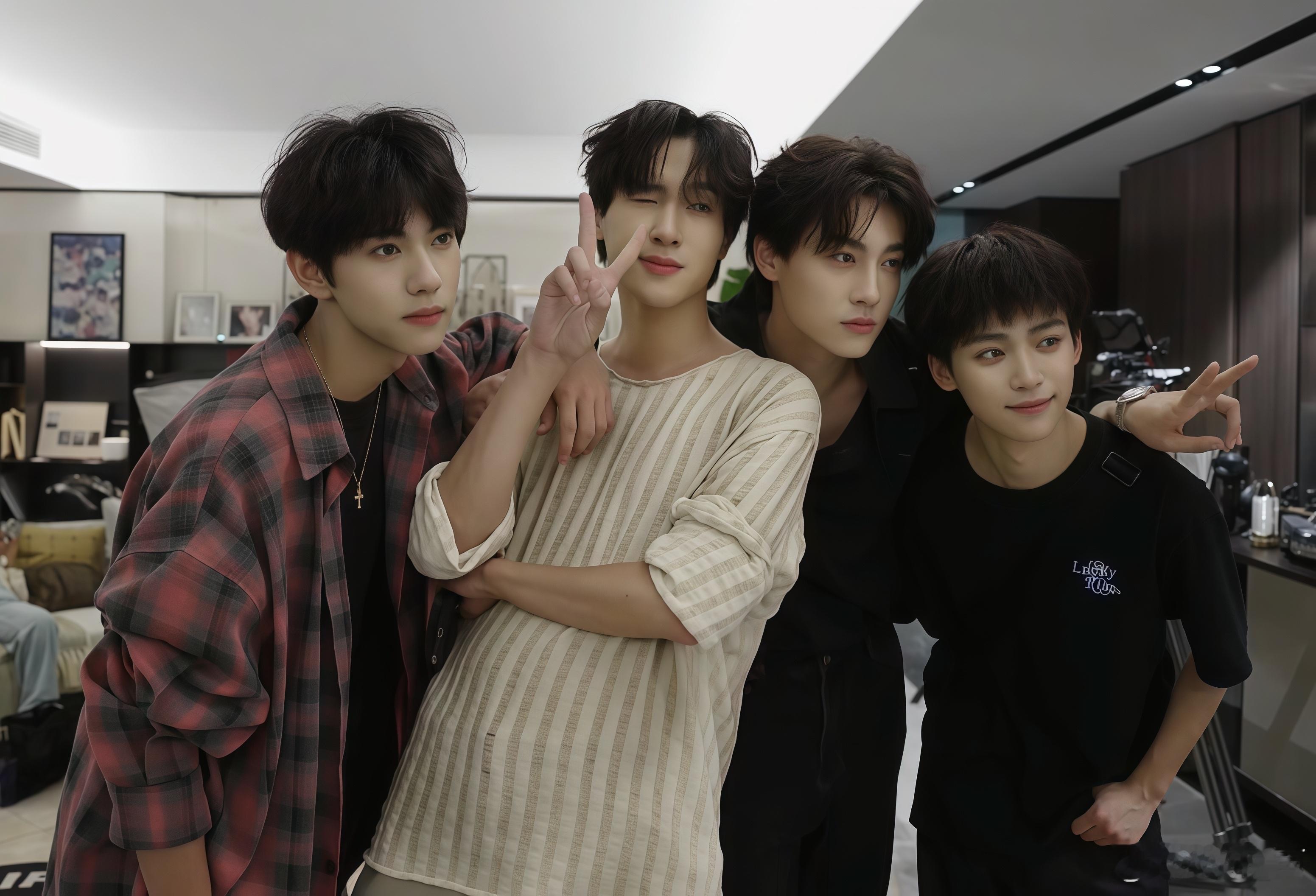 田栩宁梓渝展轩刘轩丞顶峰相见 我2025年的四位特别关注，未来平安且顺利！ 