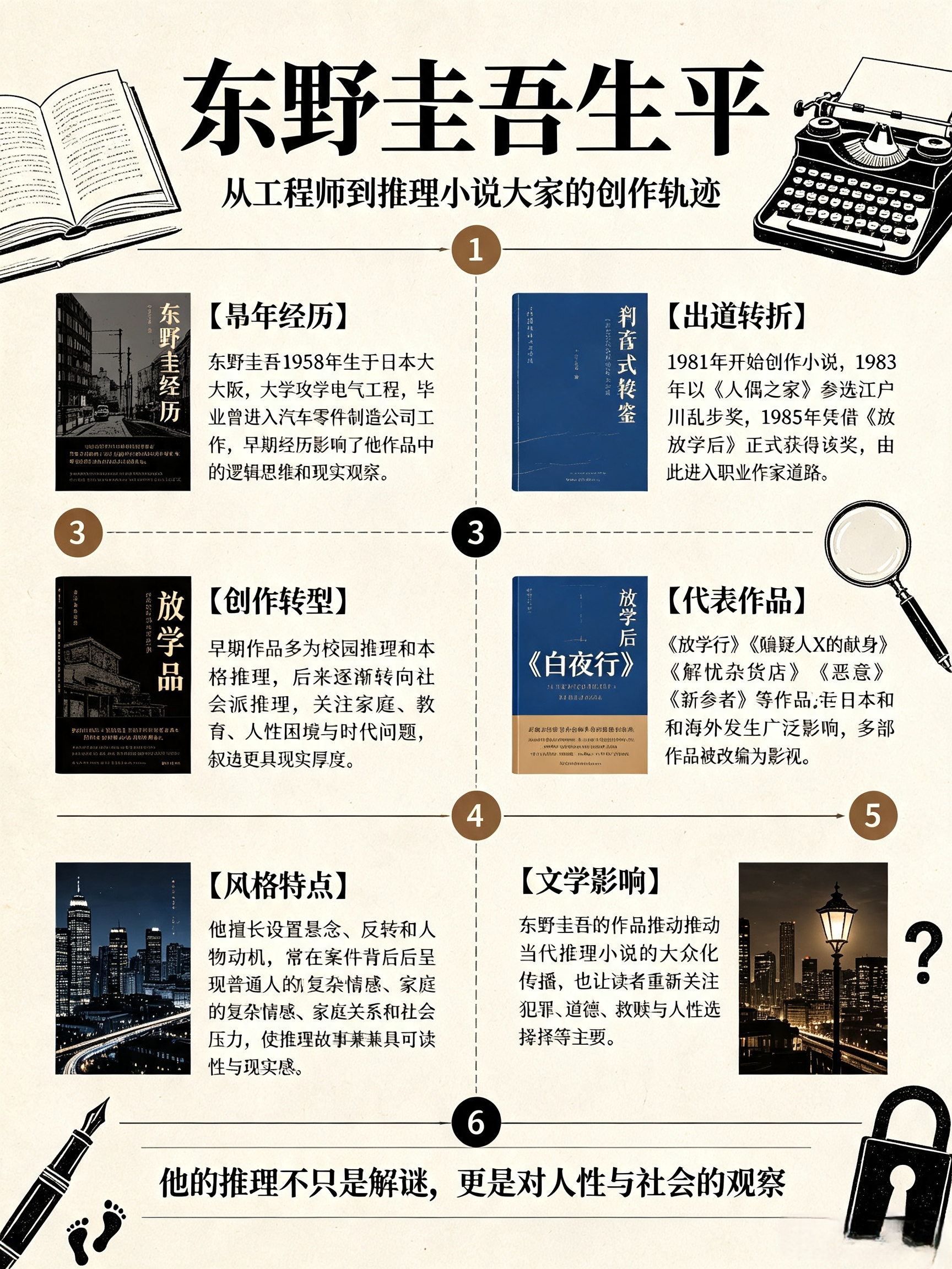 东野圭吾去世今天刷到这条消息的时候，我手里刚拆封的新书直接“啪嗒”掉地上了——那
