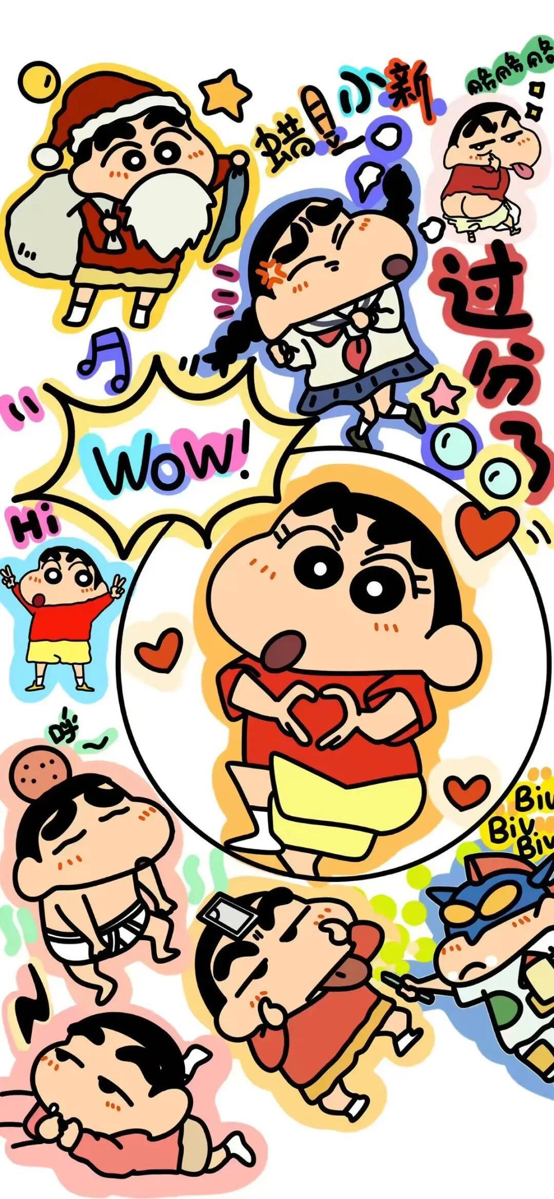 wallpaper蜡笔小新壁纸 