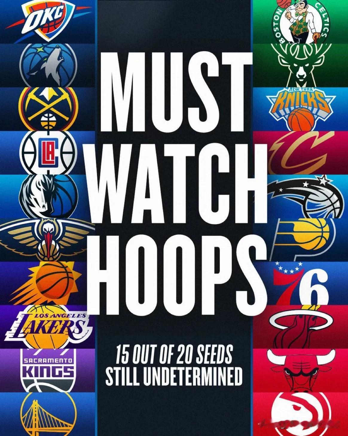 ⚠️明天是常规赛的最后一天，天哪...我从来没有见过这样的最后阶段！

你确定吗