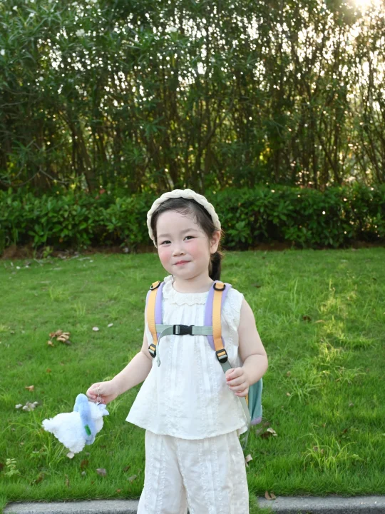 夏日🌞傍晚，我的女孩太可爱了吧！