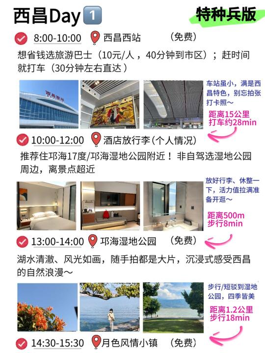 终于有人把西昌三日玩法说清了😲拿走不谢