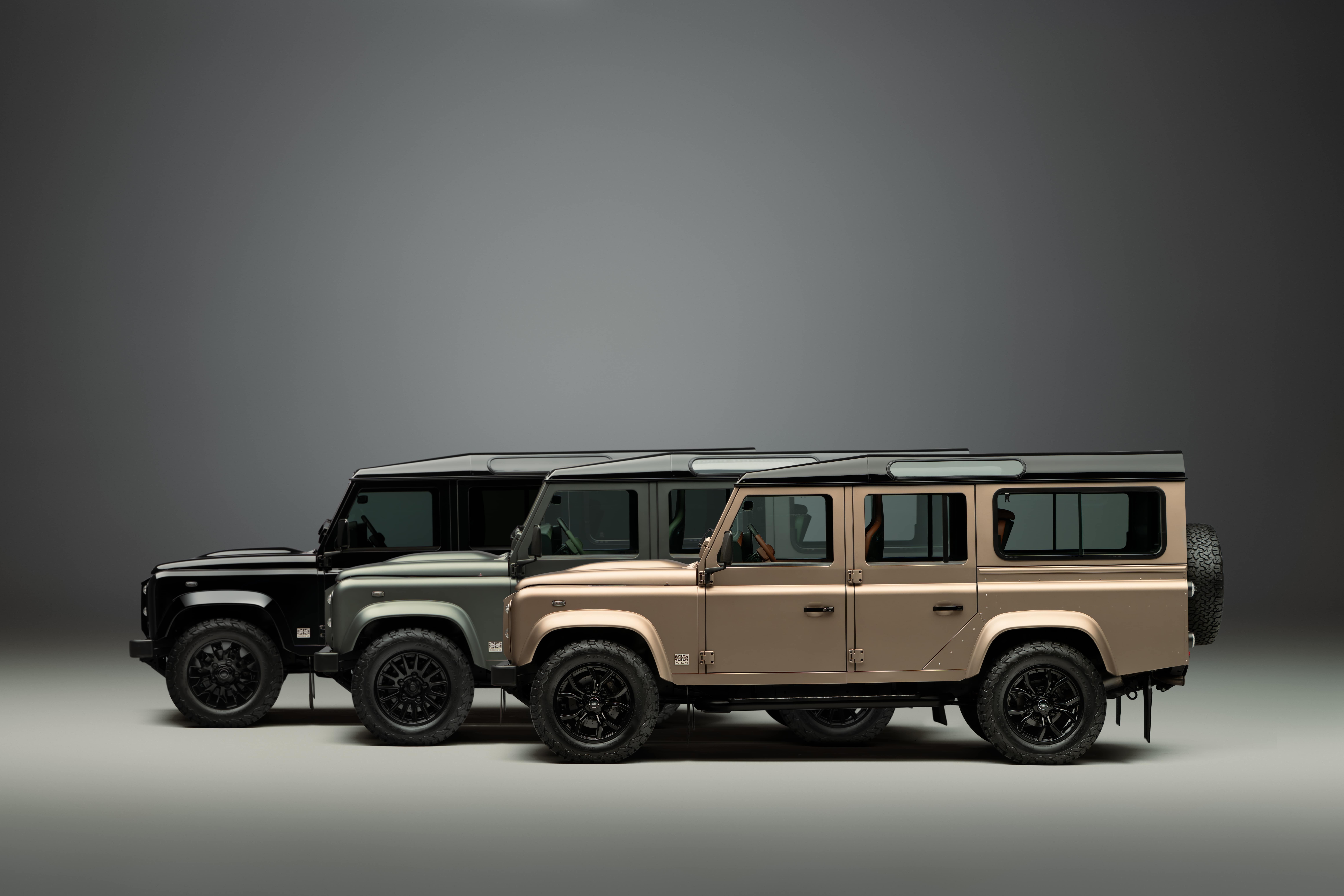 Land Rover Classic Defender V8 in OCTA c