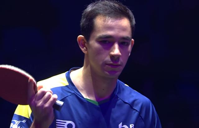 雨果两口子双双赢球[握手]
法兰克福冠军赛：雨果3-1战胜张禹珍晋级16强！
