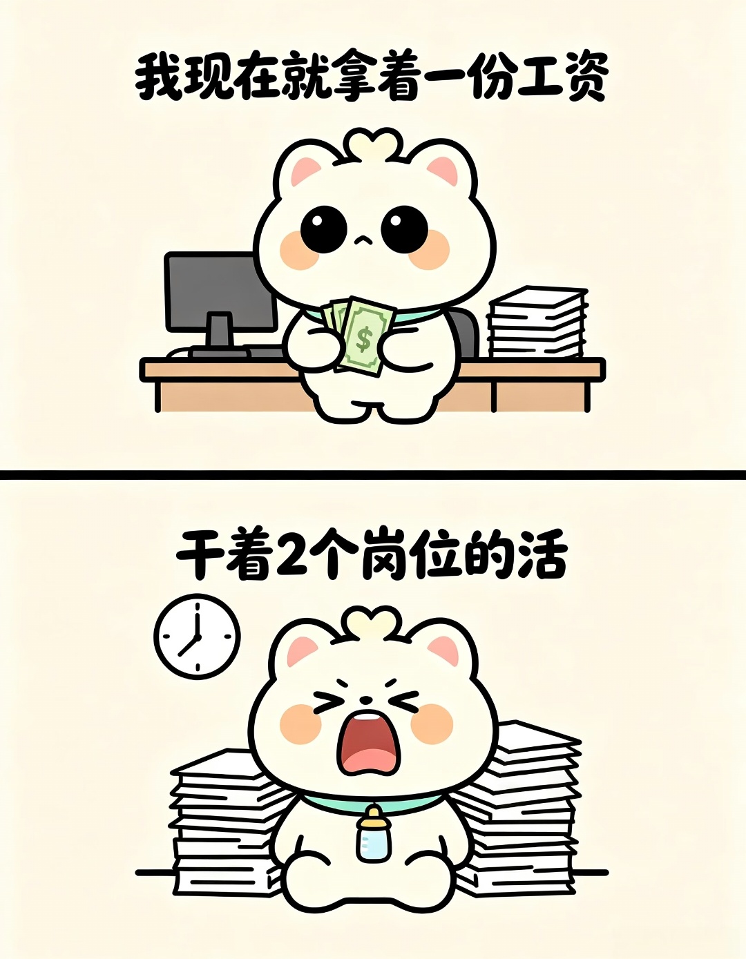 我感觉这就是职场霸凌啊有一说一，上班后真的无数次后悔入职前没有开一个工作号，现在