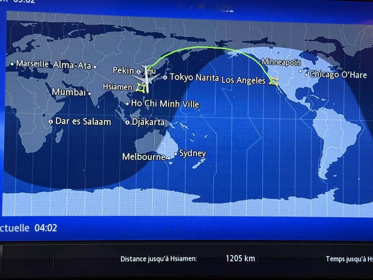 美国飞中国的航班已经避开飞日本领空，以前都是穿越整个日本领空，中日关系紧张后，中