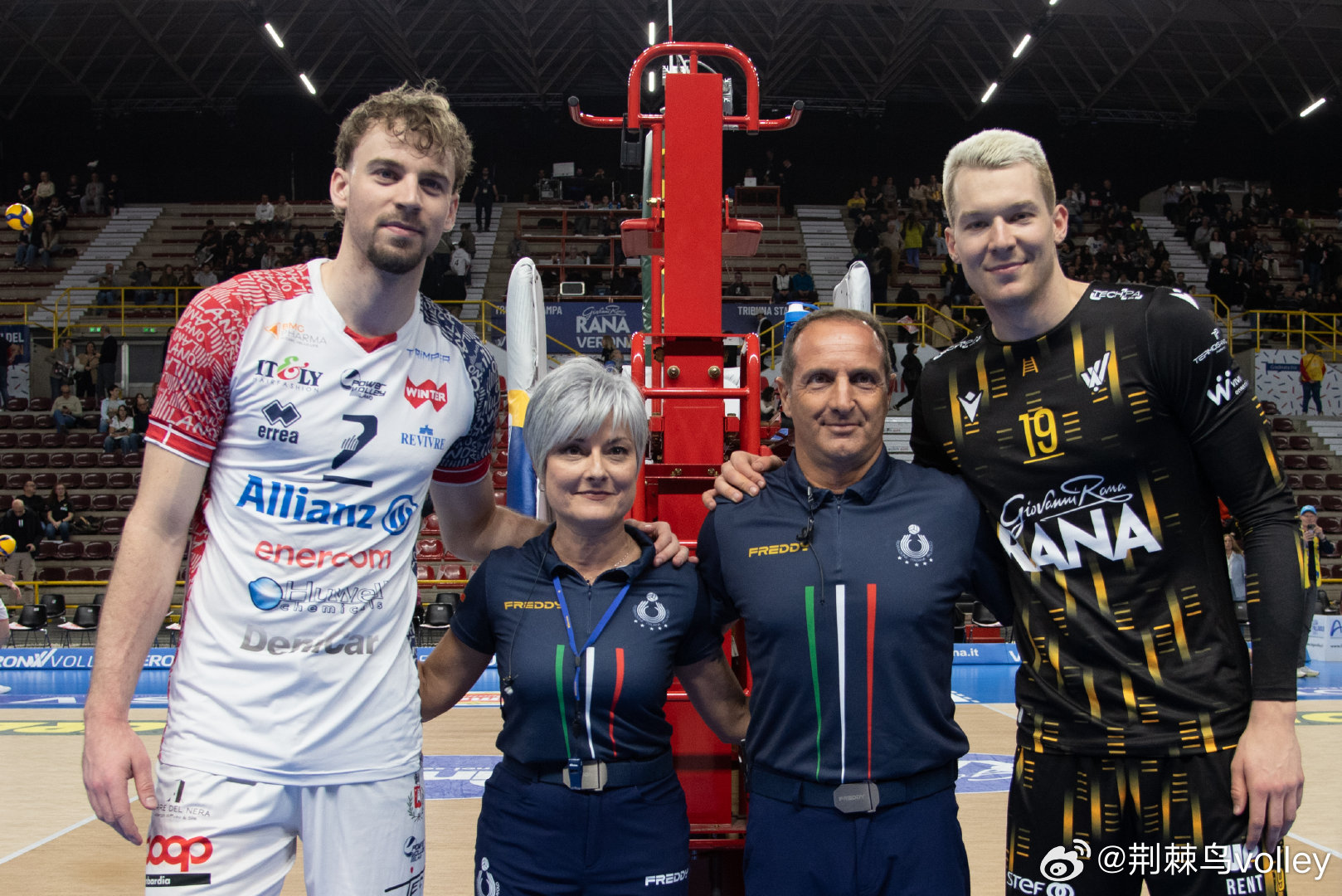 【意超男排】¼决赛第三回合，维罗纳主场2-3（24-26 24-26 25-22