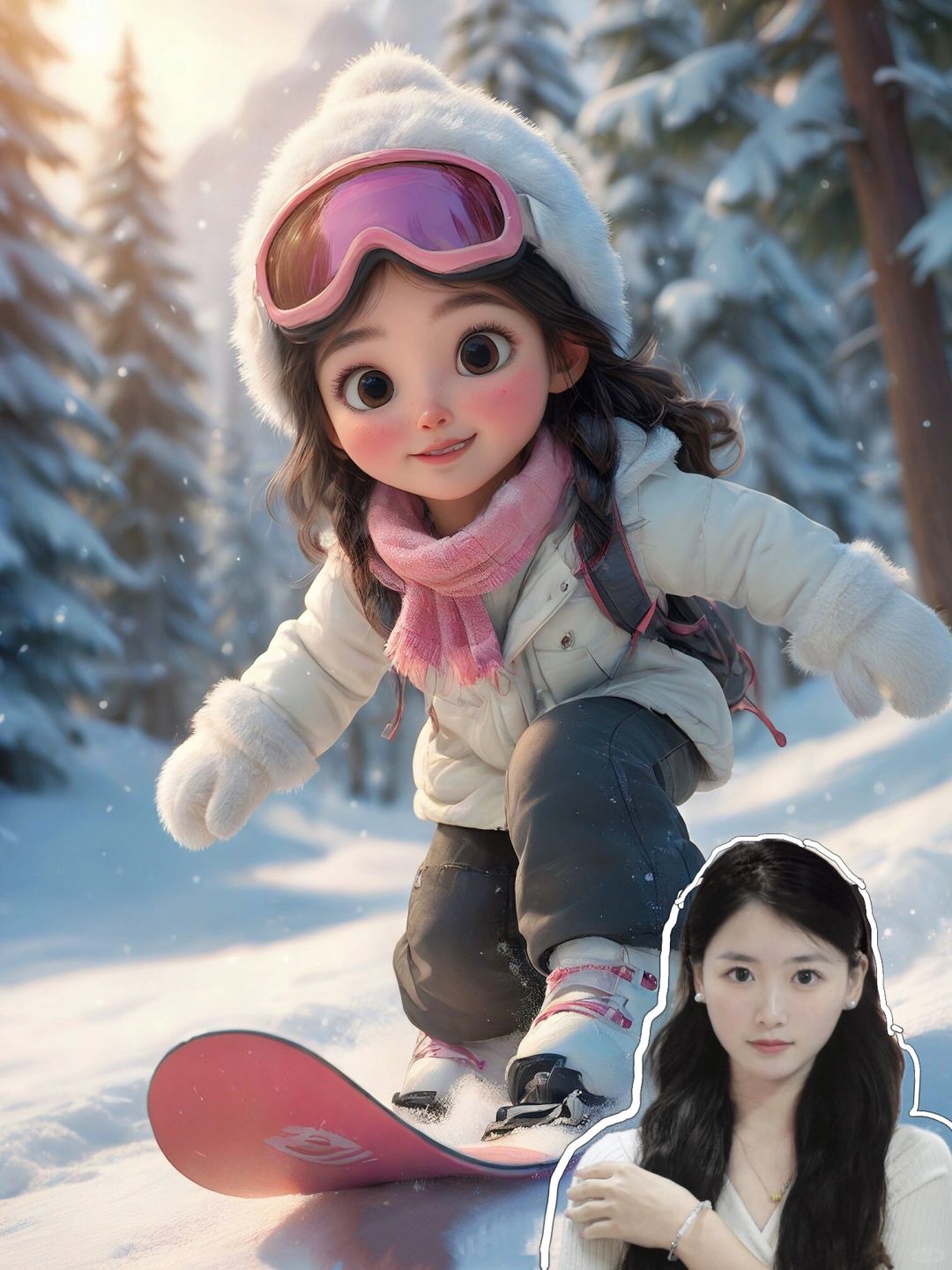 在尔滨…年前最后一次滑雪