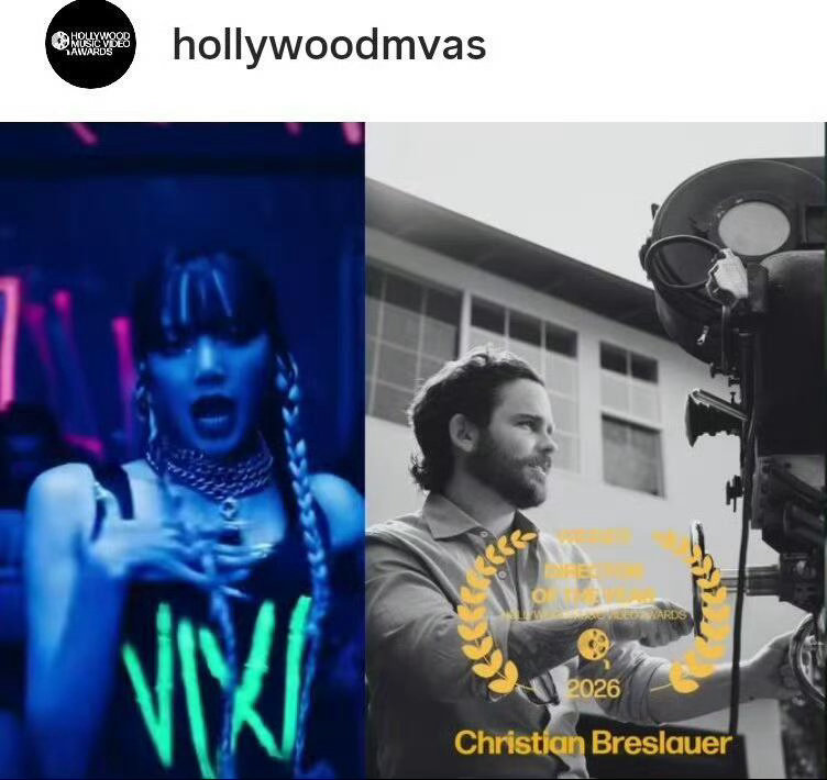 Lisa凭借FUTW在好莱坞MVAs斩获两项大奖：年度最佳导演年度最佳制作公司 