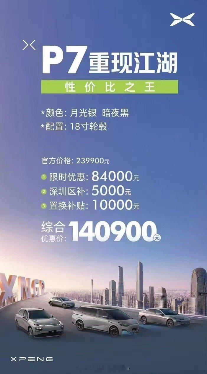14.09万买小鹏P7？？据说是极少量的车型，有抢到了的嘛？#小鹏汽车##小鹏p
