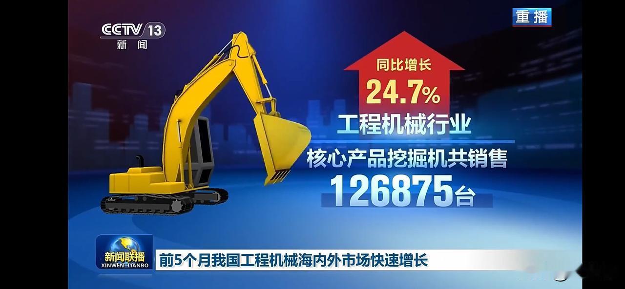 挖掘机销量猛增24.7%，工程机械行业迎来新机遇！