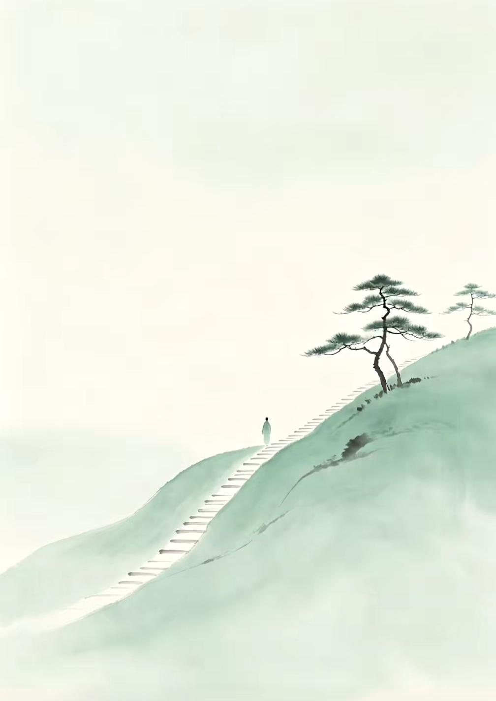 做人实不易，
人生就像一场修行。

单位的老吴是个急性子。
早年，
工作里常因小