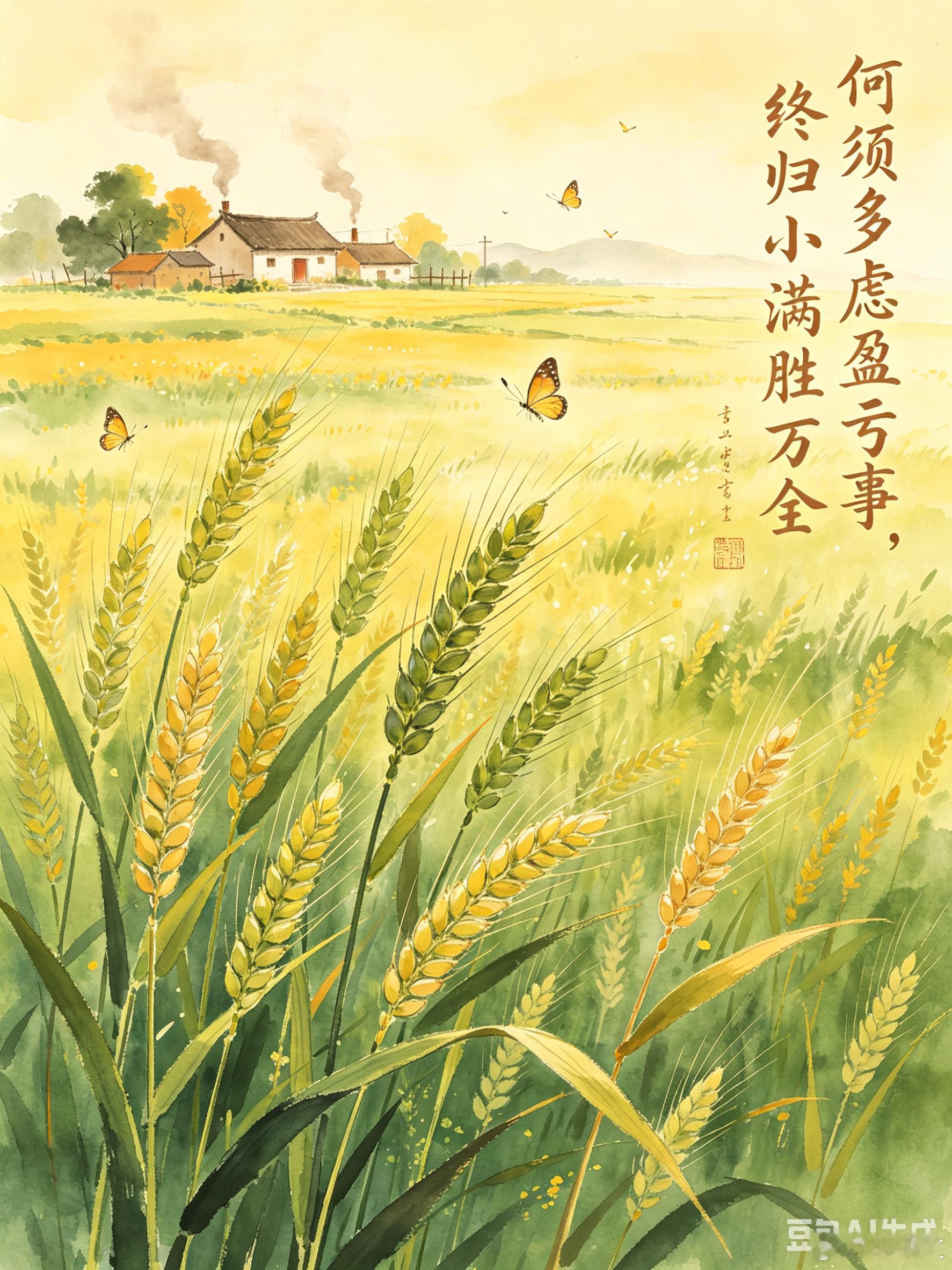 今日小满节气 